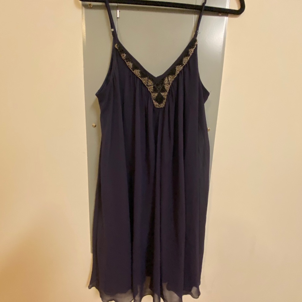 Purple beaded dress
